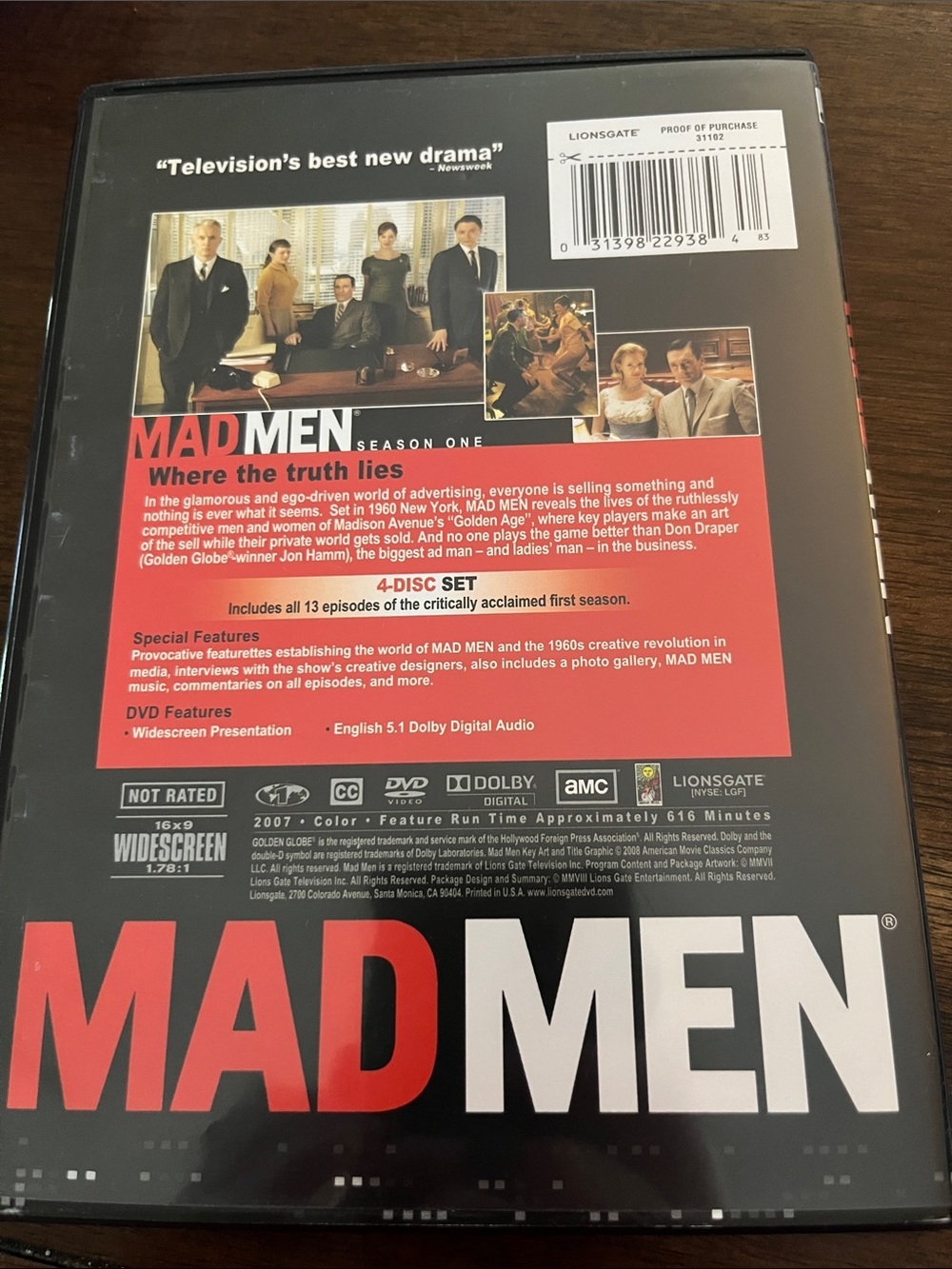 Madmen DVDs- Seasons 1-4 - Picture 4 of 11